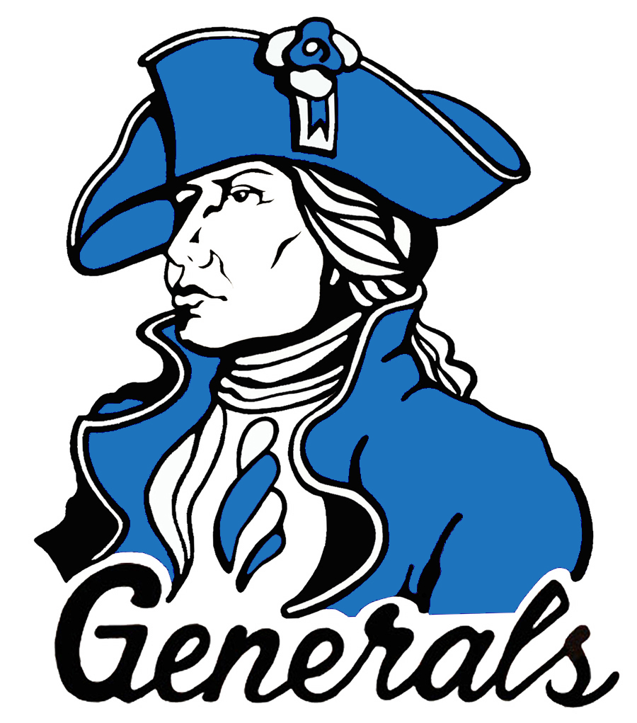 Anthony Wayne Generals School Mascot Logo Waterville, Ohio